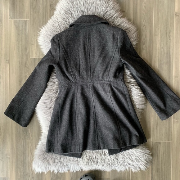 💫 Old Navy Wool Coat with Ruffle Neck, XS - Picture 4 of 4